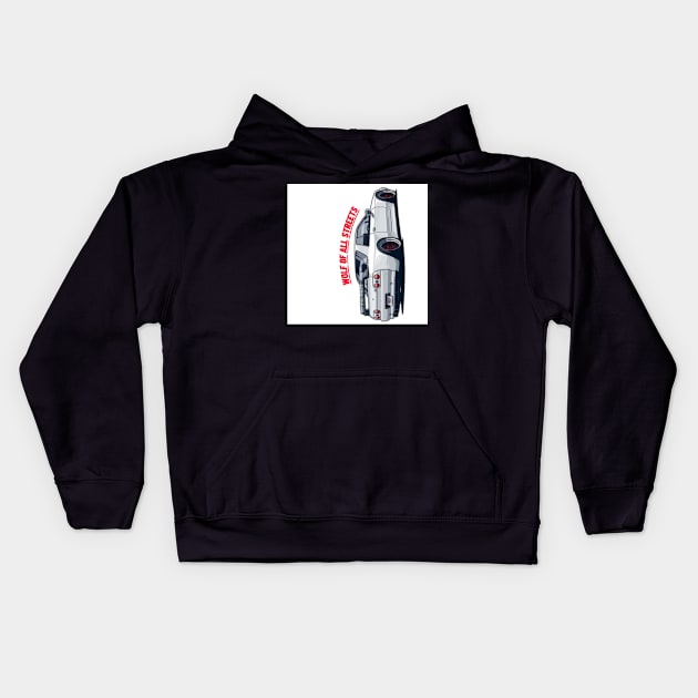 wolf of all streets Kids Hoodie by MOTOSHIFT